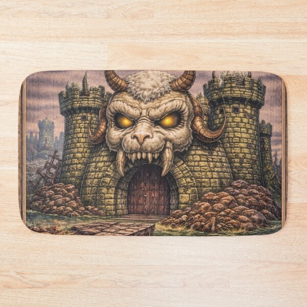 Item preview, Castle Woolskull, Fortress of Fleece | Sheep-Man Sheepism Parody designed and sold by Thpoar.