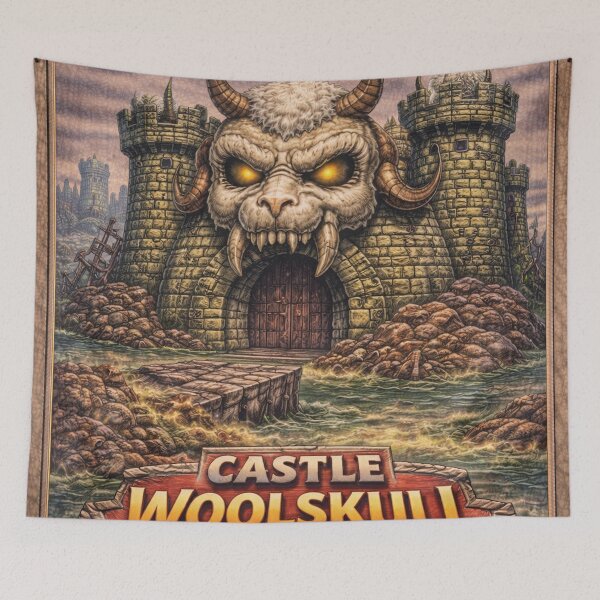 Item preview, Castle Woolskull, Fortress of Fleece | Sheep-Man Sheepism Parody designed and sold by Thpoar.