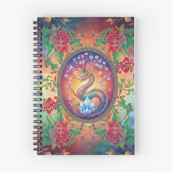 Item preview, Dragon mandala made of colorful plants designed and sold by Sigtrix.