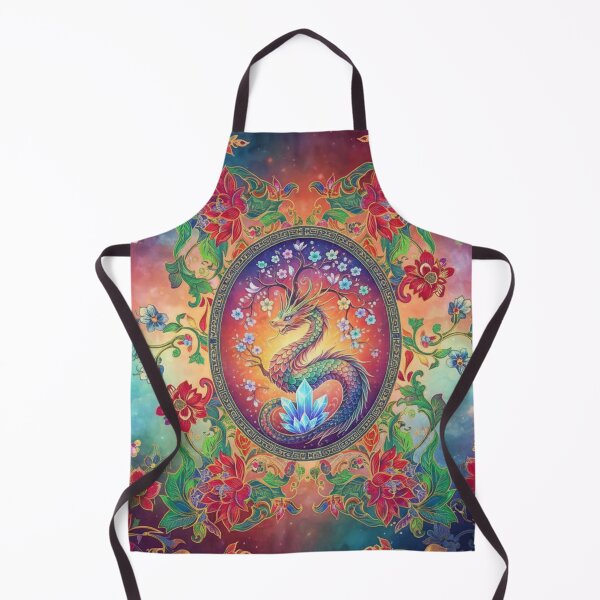 Item preview, Dragon mandala made of colorful plants designed and sold by Sigtrix.