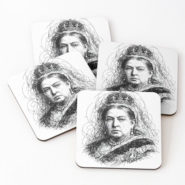 Item preview, Queen Victoria Scribble Art designed and sold by Shoot-The-Moon.