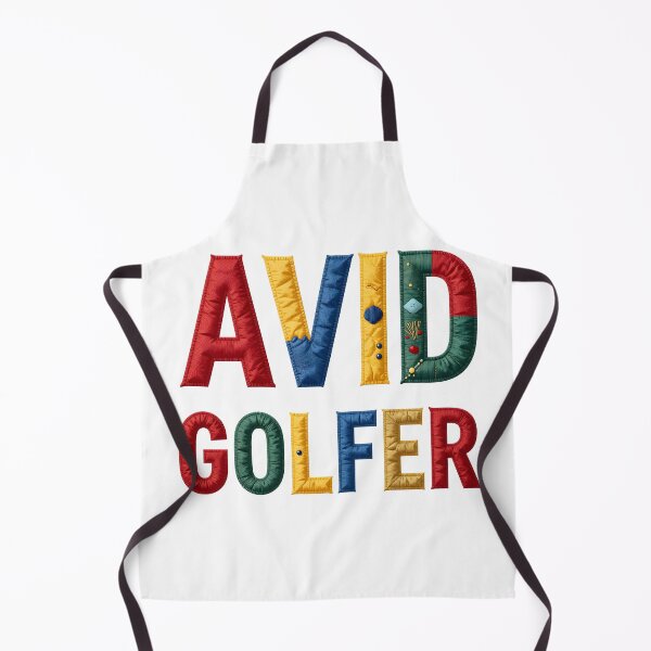 Item preview, AVID GOLFER - IN COLORFUL FAUX LETTERING designed and sold by AlexOBrienArt.