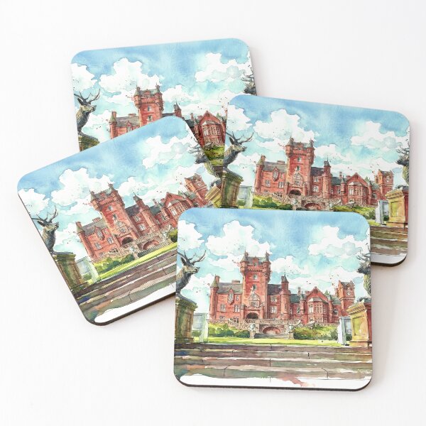 Item preview, Watercolour illustration of Ardross Castle, Scotland designed and sold by davidelder.