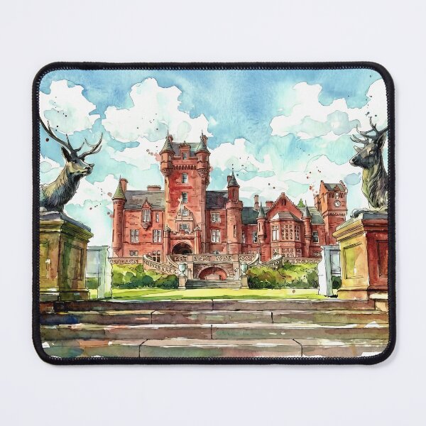 Item preview, Watercolour illustration of Ardross Castle, Scotland designed and sold by davidelder.
