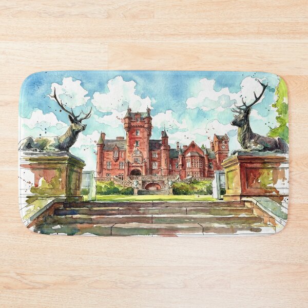 Item preview, Watercolour illustration of Ardross Castle, Scotland designed and sold by davidelder.