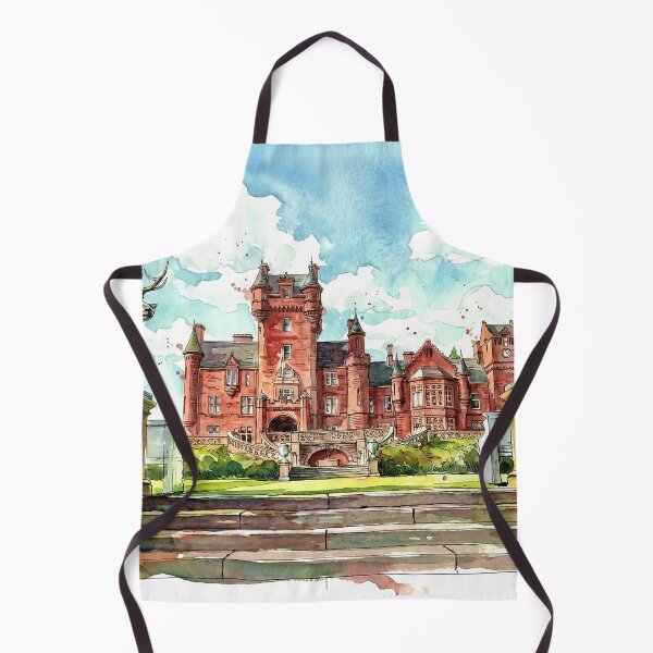 Item preview, Watercolour illustration of Ardross Castle, Scotland designed and sold by davidelder.