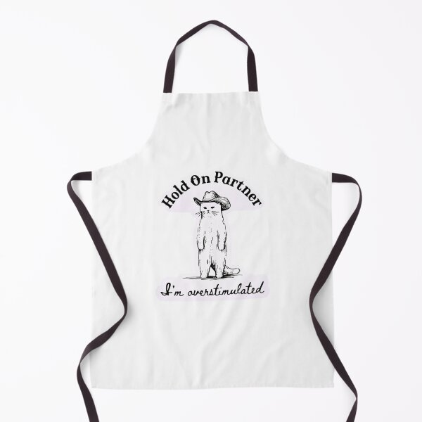 Item preview, Hold On Partner, I’m Overstimulated designed and sold by krystalRomanart.