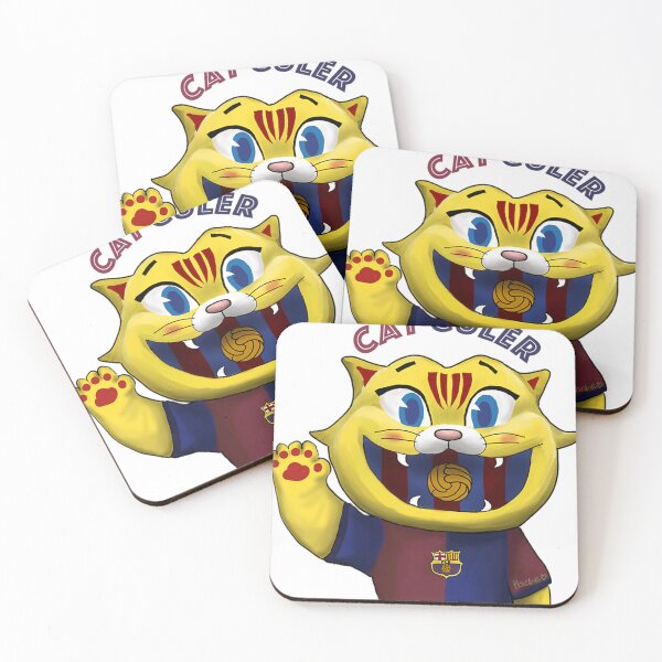 Item preview, Cat Culer Fcb Mascot With Font designed and sold by FarisLejla.