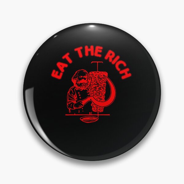 Item preview, Eat The Rich Doner Döner Kebab Karl Marx Socialist Hasan Piker designed and sold by ErikNogueira.