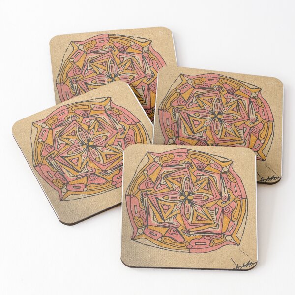 Item preview, Pink and yellow design designed and sold by geomandalic.