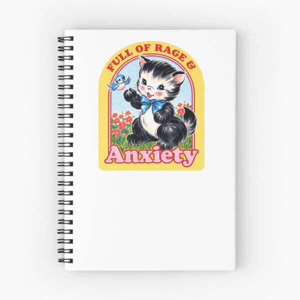 Item preview, Full Of Rage & Anxiety Vintage Cat designed and sold by krystalRomanart.