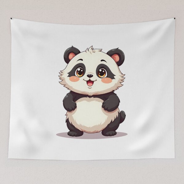 Item preview, Cute Kawaii Panda - Adorable Baby Panda Cartoon designed and sold by Hydravisions.