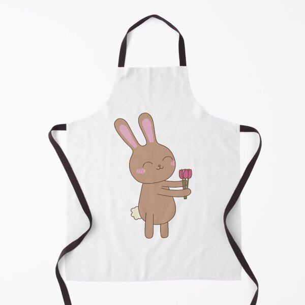Item preview, easter bunny with tulips designed and sold by sweetb3rry.