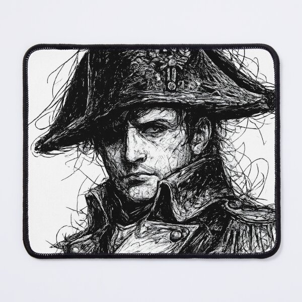 Item preview, Napoleon Bonaparte Scribble Portrait designed and sold by Shoot-The-Moon.