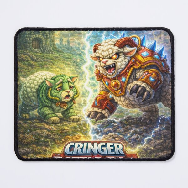 Item preview, Cringer Battle-Baa, From Cowardly to Courageous | Sheep-Man Sheepism Parody designed and sold by Thpoar.