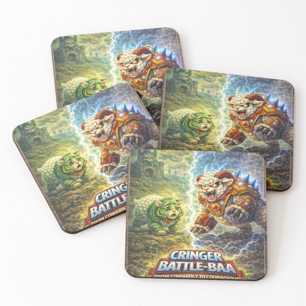 Item preview, Cringer Battle-Baa, From Cowardly to Courageous | Sheep-Man Sheepism Parody designed and sold by Thpoar.