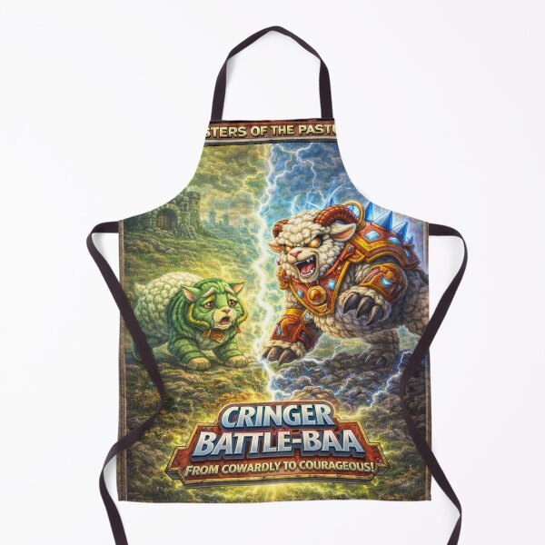Item preview, Cringer Battle-Baa, From Cowardly to Courageous | Sheep-Man Sheepism Parody designed and sold by Thpoar.
