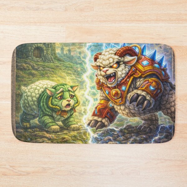 Item preview, Cringer Battle-Baa, From Cowardly to Courageous | Sheep-Man Sheepism Parody designed and sold by Thpoar.