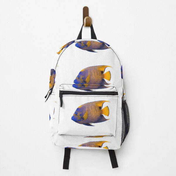 Item preview, Vibrant Queen Angelfish Isolated on White Background designed and sold by PartRO.