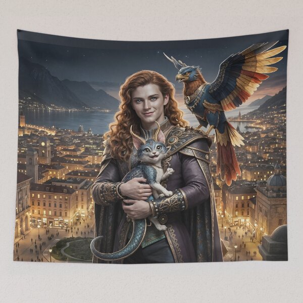Item preview, Guardians of the ancient city and the star animals designed and sold by KunstGeist.