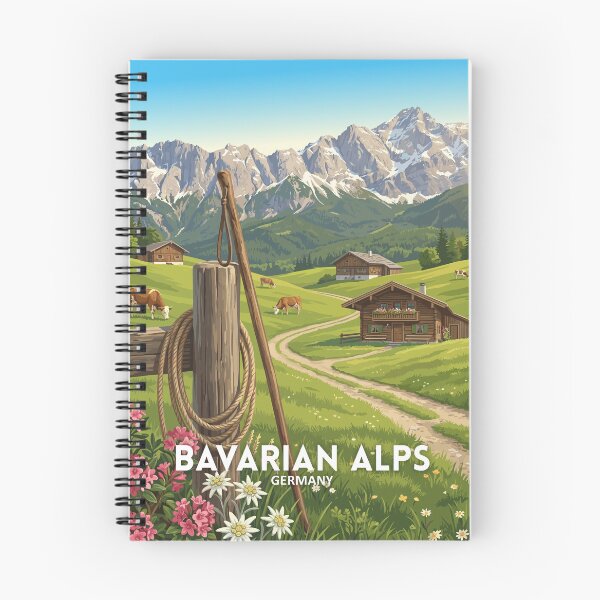 Item preview, Bavarian Alps Germany - Travel art designed and sold by Marciolini.