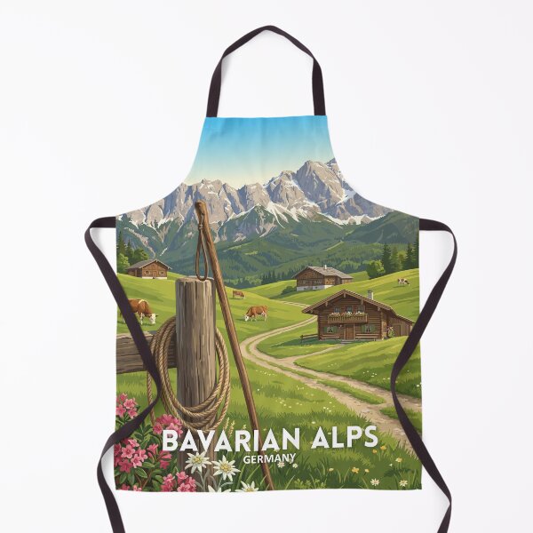Item preview, Bavarian Alps Germany - Travel art designed and sold by Marciolini.