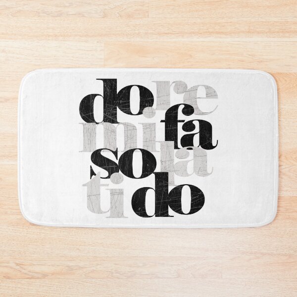 Item preview, Do Re Mi Grunge Typography Music Design designed and sold by Parachute425.
