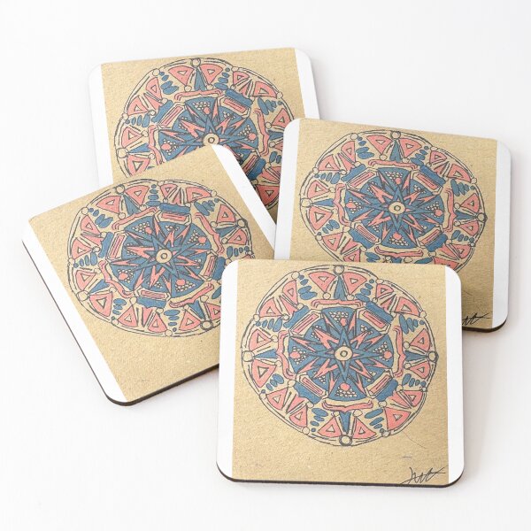 Item preview, Pink and blue design designed and sold by geomandalic.