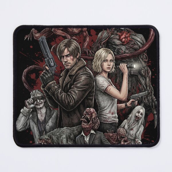 Item preview, Resident Evil Requiem Grace Ashcroft Leon S Kennedy Iconic Monsters Grunge designed and sold by Senpaiwaves.