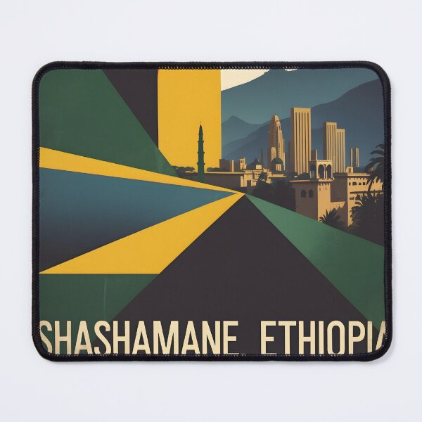 Item preview, Shashamane Ethiopia Africa Retro Vintage Travel Souvenir designed and sold by TravelersGems.