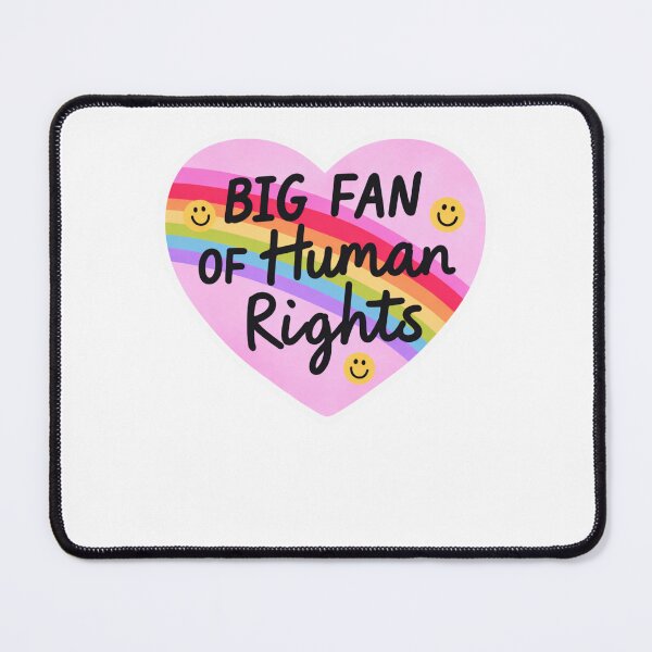 Item preview, Big Fan Of Human Rights Rainbow Heart designed and sold by krystalRomanart.
