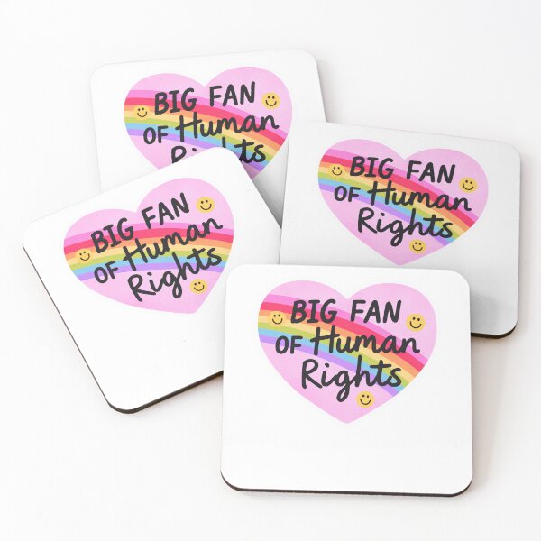 Item preview, Big Fan Of Human Rights Rainbow Heart designed and sold by krystalRomanart.