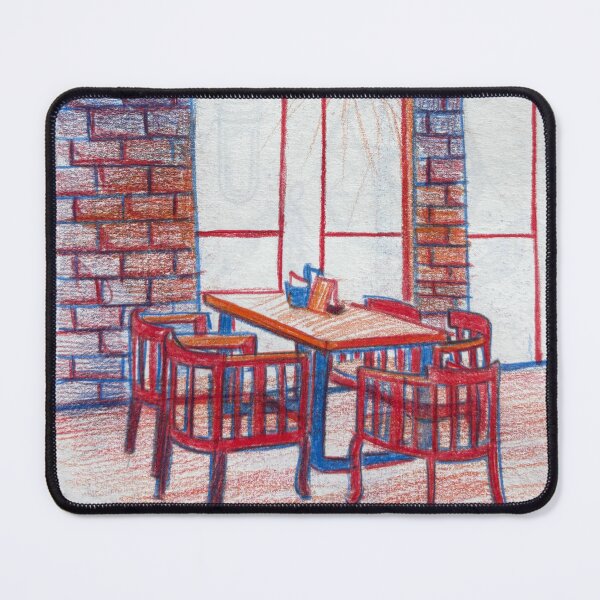 Item preview, Cafe Interior with Arched Windows designed and sold by aryas-palette.