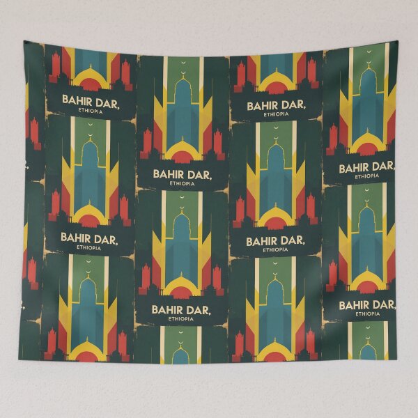 Item preview, Bahir Dar Ethiopia Africa Retro Vintage Travel Souvenir designed and sold by TravelersGems.
