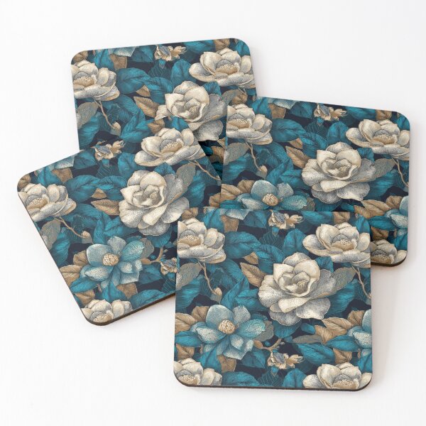 Item preview, Ornamental Gardenias - Flower Floral Pattern  - Holiday Gift Sets designed and sold by RoyalStarsPatts.