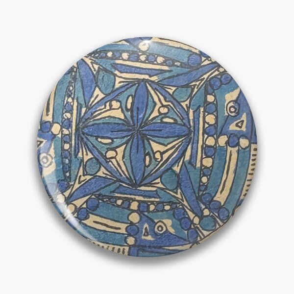 Item preview, Dark and light blue design  designed and sold by geomandalic.