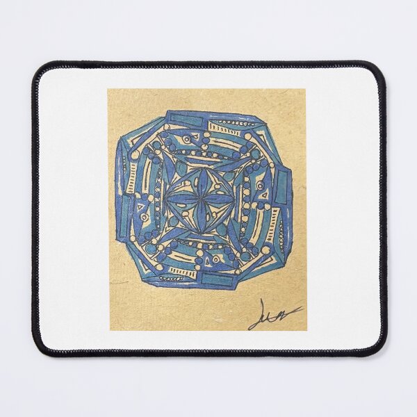 Item preview, Dark and light blue design designed and sold by geomandalic.