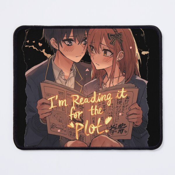 Item preview, I’m Reading It for the Plot – Romantic Anime Aesthetic Design designed and sold by ConfuseLab Alt.