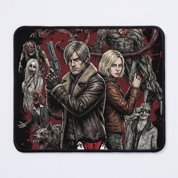 Item preview, Grace Ashcroft Leon Kennedy RE Requiem Titan Spinner Chunk Grunge Portrait designed and sold by Senpaiwaves.