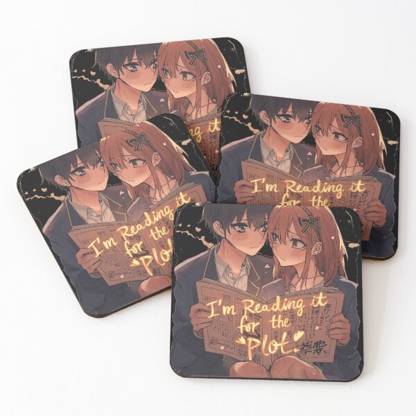 Item preview, I’m Reading It for the Plot – Romantic Anime Aesthetic Design designed and sold by ConfuseLab Alt.