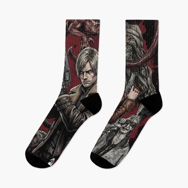 Item preview, Grace Ashcroft Leon Kennedy RE Requiem Titan Spinner Chunk Grunge Portrait designed and sold by Senpaiwaves.