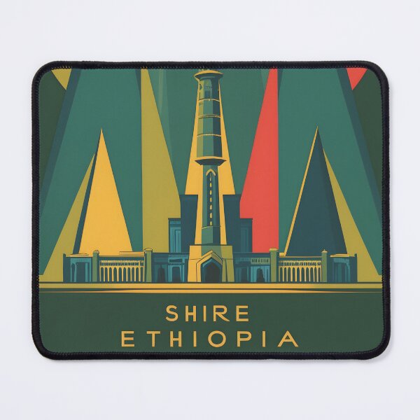 Item preview, Shire Ethiopia Africa Retro Vintage Travel Souvenir designed and sold by TravelersGems.