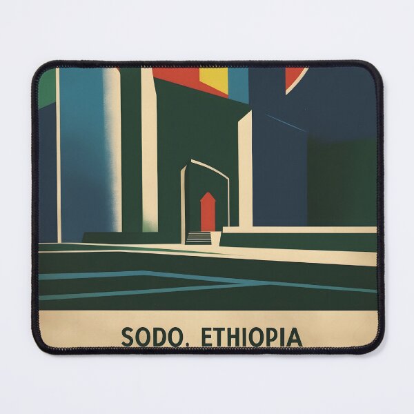 Item preview, Sodo Ethiopia Africa Retro Vintage Travel Souvenir designed and sold by TravelersGems.