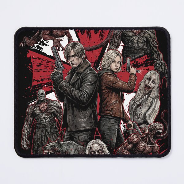 Item preview, RE Requiem Grace Leon Dual Protagonist Grunge Enemies Survival Horror designed and sold by Senpaiwaves.