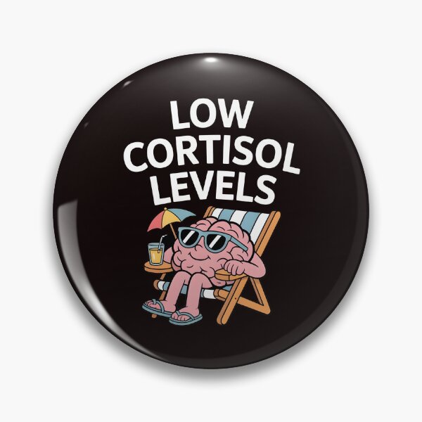 Item preview, Low Cortisol Levels – Low Energy Humor Stress Memes Mental Health Design designed and sold by Redgiant87x.