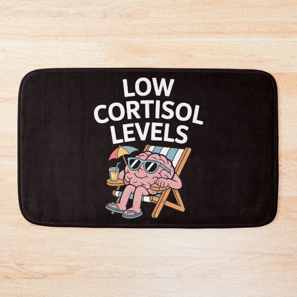 Item preview, Low Cortisol Levels – Low Energy Humor Stress Memes Mental Health Design designed and sold by Redgiant87x.
