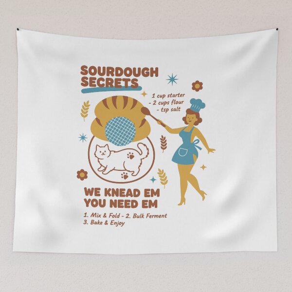 Item preview, Sourdough Secrets Bread Baking Baker Sourdough designed and sold by LuminOrb.