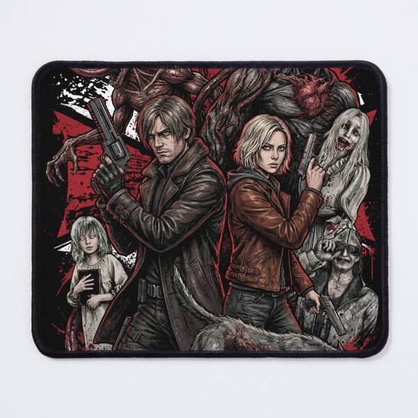 Item preview, Resident Evil 9 Grace Ashcroft Leon with Zombie Doctors Chainsaw Grunge designed and sold by Senpaiwaves.