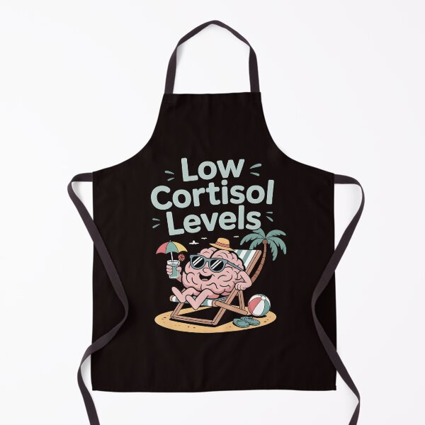 Item preview, Low Cortisol Levels – Funny Mental Health Stress Memes designed and sold by Redgiant87x.