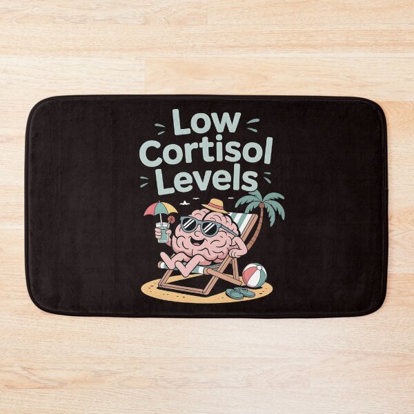 Item preview, Low Cortisol Levels – Funny Mental Health Stress Memes designed and sold by Redgiant87x.